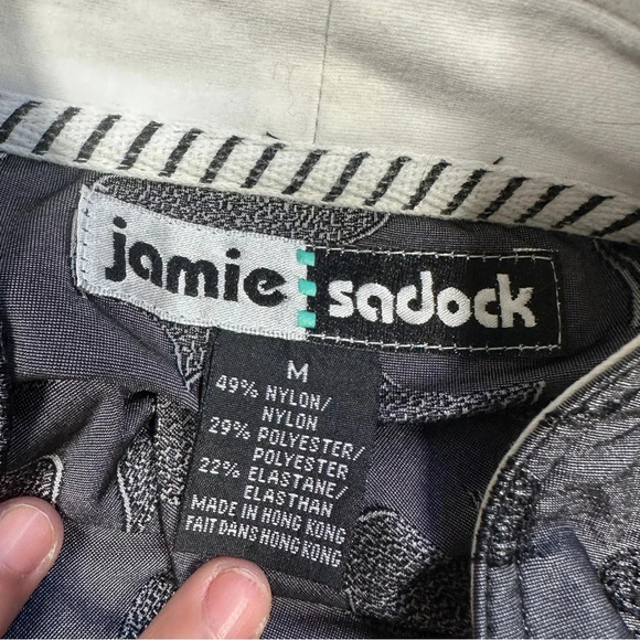 Jamie Sadock Women’s Golf Sleeveless Top Shirt High Neck Collar Printed Size M - Picture 7 of 10